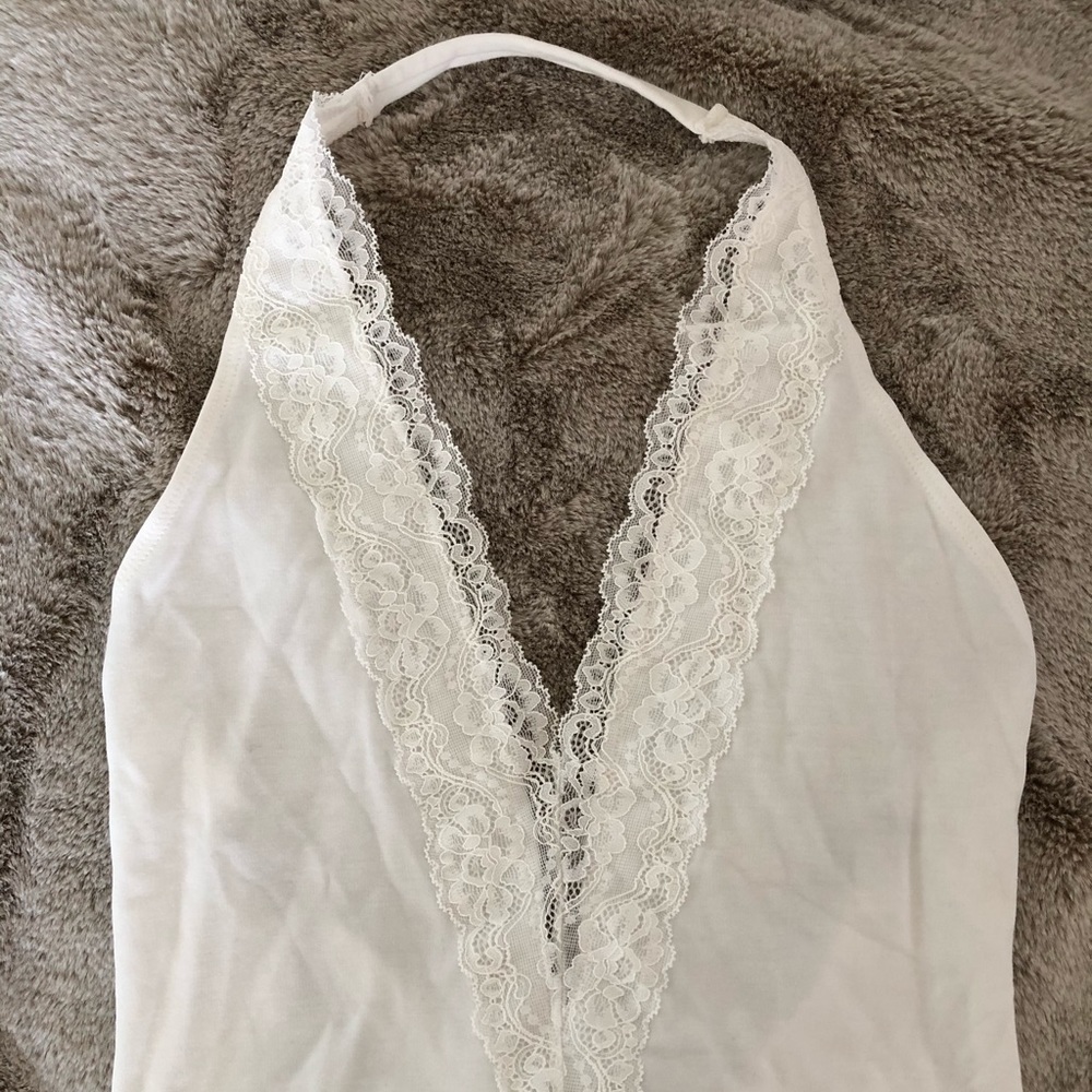 White lace bodysuit size Medium